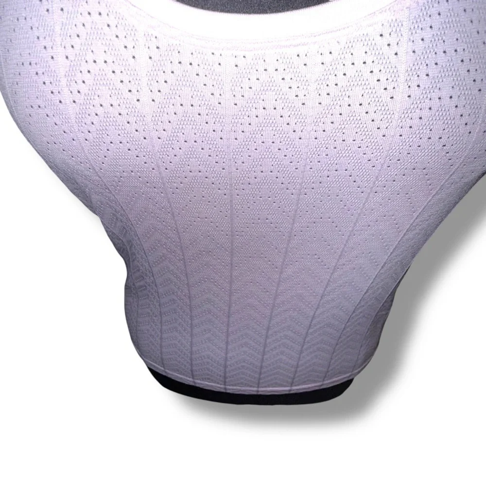 NWT LULULEMON Swiftly Pointelle Racerback Tank *Waist Herringbone Dot Pink 14